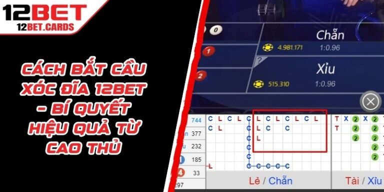 Cách Bắt Cầu Xóc Đĩa 12BET