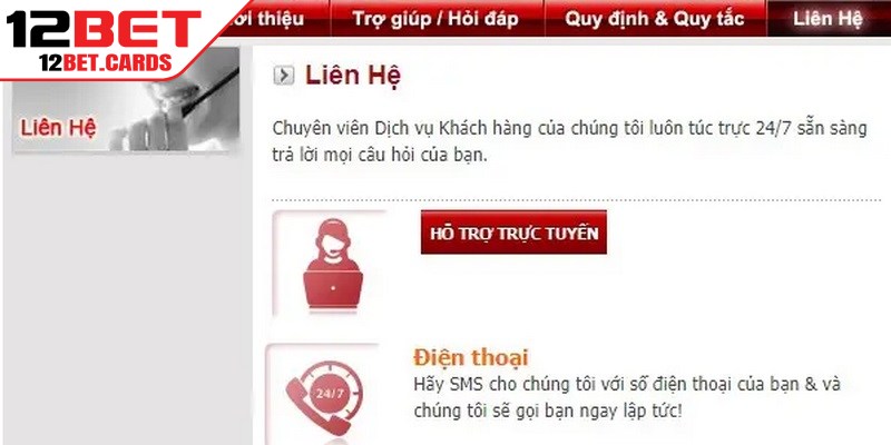 Những câu hỏi của người chơi liên quan đến nạp tiền 12BET