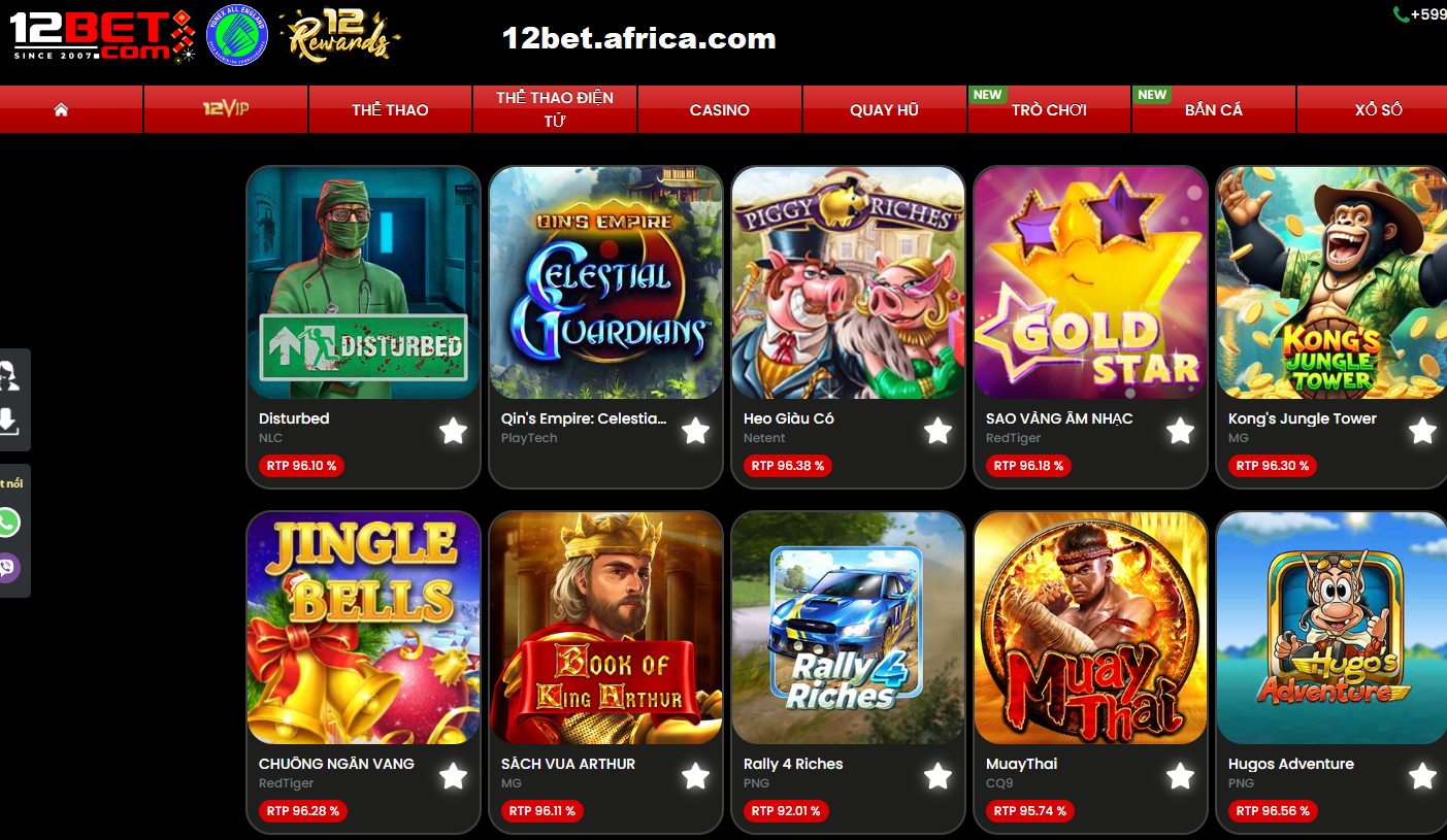 12bet Tham gia chơi slot game thắng lớn 12bet