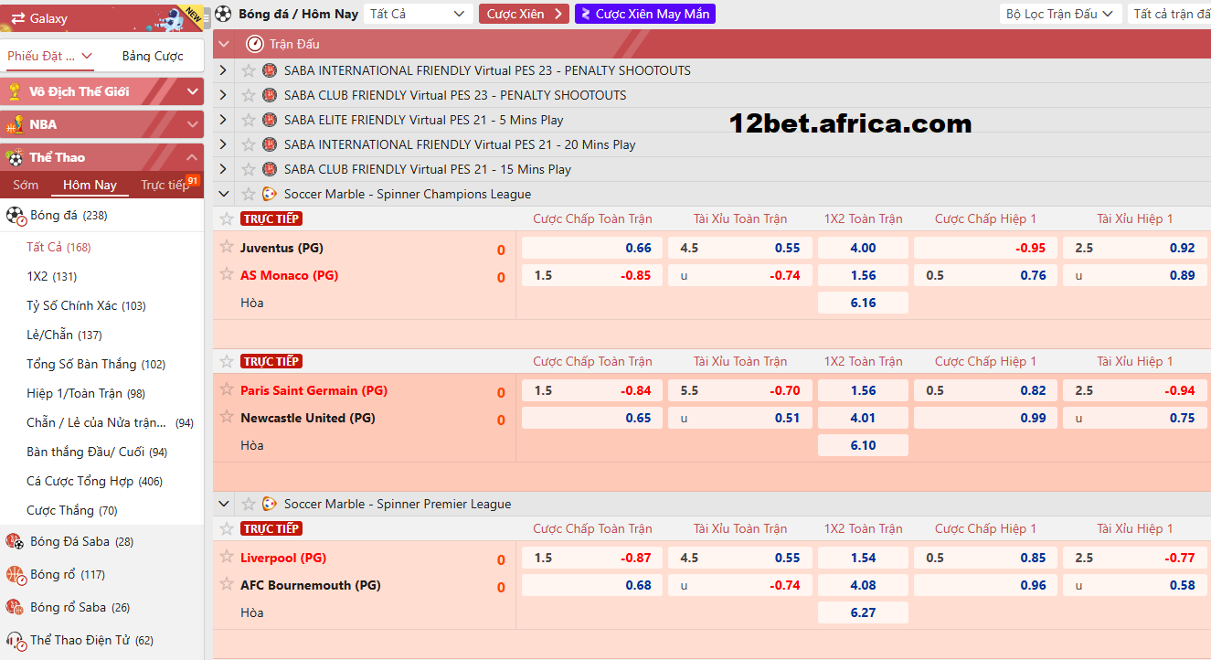 12bet Tham gia cá cược thể thao tại 12bet